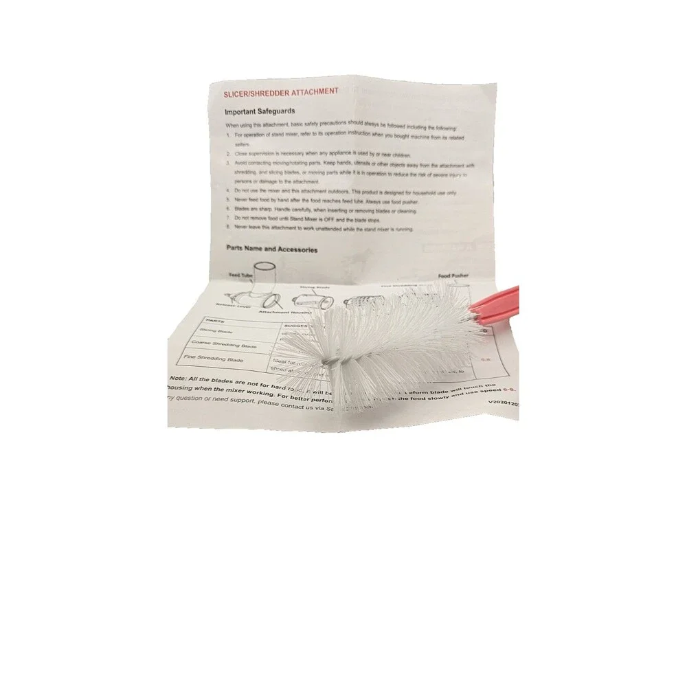 Gvode White Slicer Shredder Attachment KitchenAid Standalone Mixer (*no slicer)